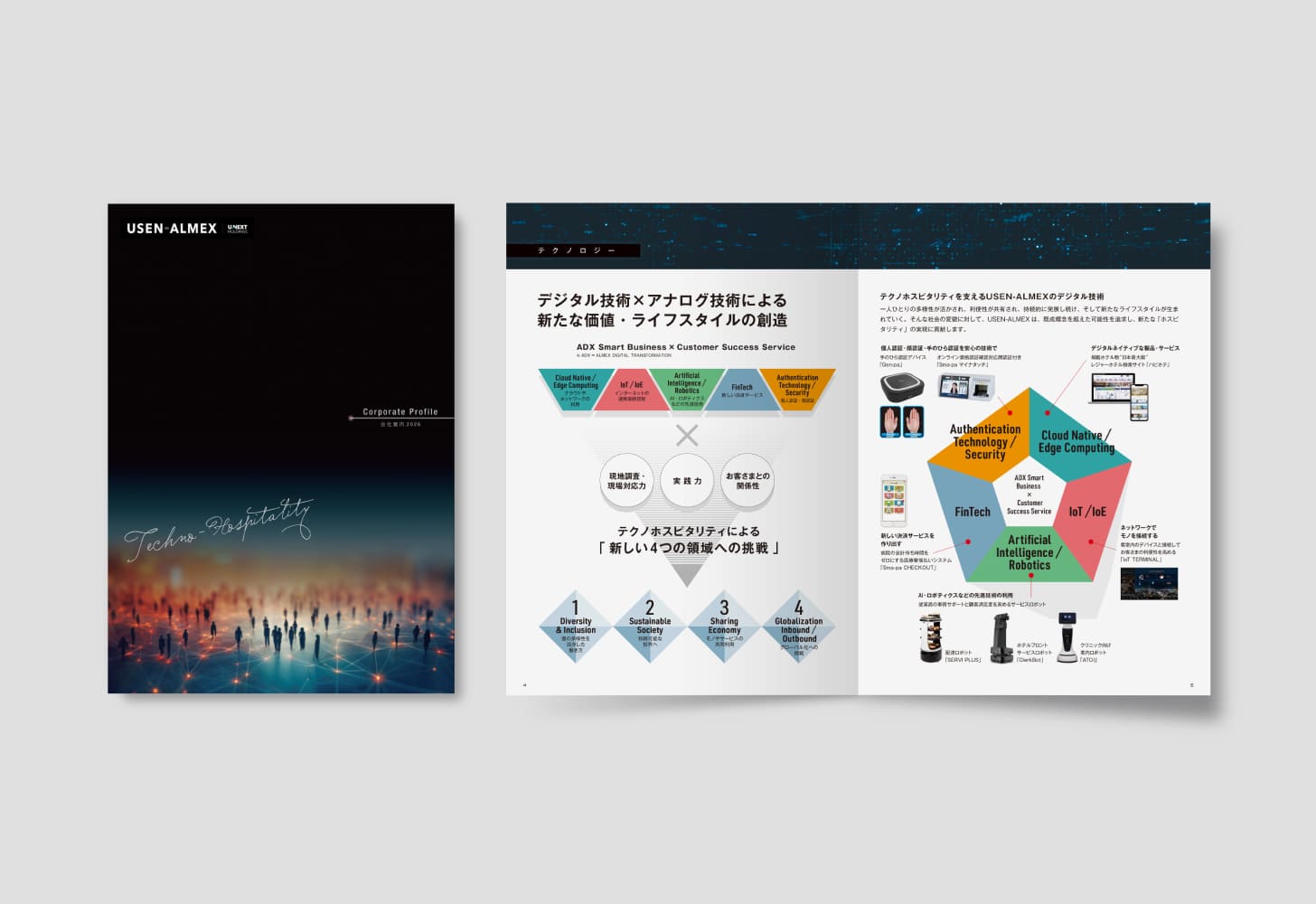 株式会社USEN-ALMEX/会社案内パンフレット